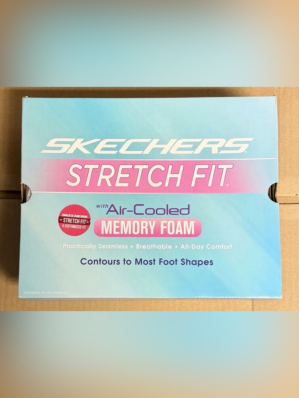 Skechers Stretch Fit Air Cooled Memory Foam Sneakers Women's Size 7 New in Box - Picture 14 of 15